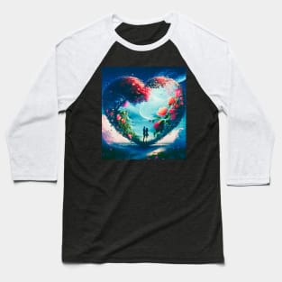 Love and Roses Baseball T-Shirt